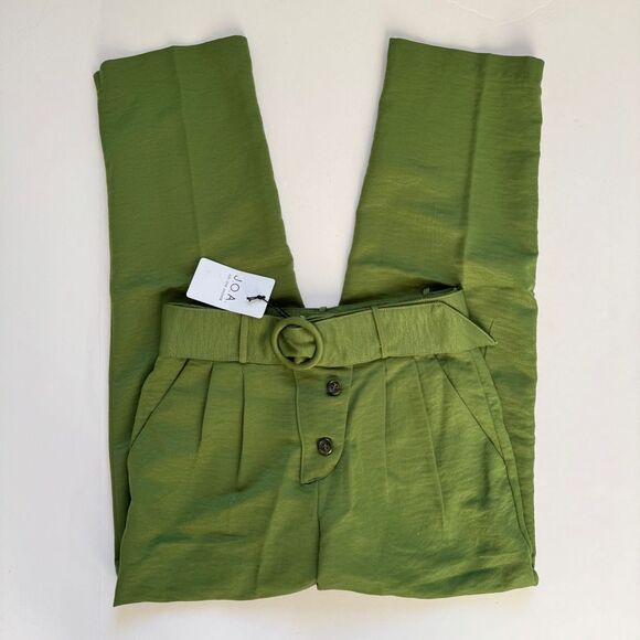 J.O.A. Women's Belted Crop Pants Size X-Small NWT - Picture 2 of 10